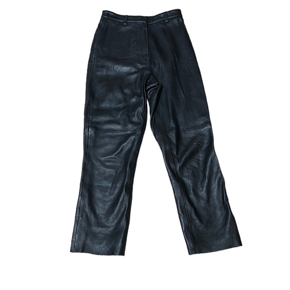 VEDA x Reformation Leather Pants - Picture 4 of 15